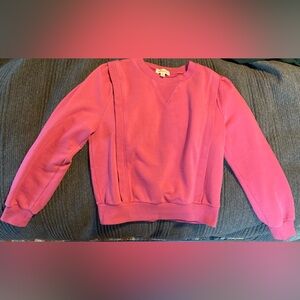 Pink lightweight sweatshirt